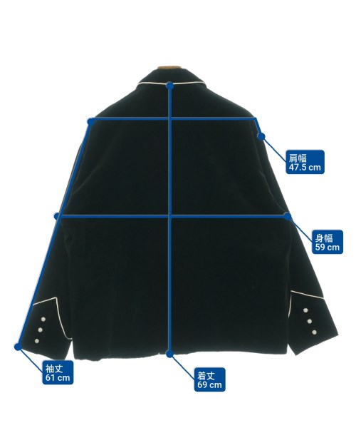 JIEDA（ジエダ）カジュアルシャツ 黒 サイズ:1(S位) メンズ/2200620340274