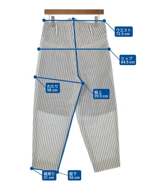 JIEDA（ジエダ）スラックス 白 サイズ:0(XS位) メンズ/2200628115027