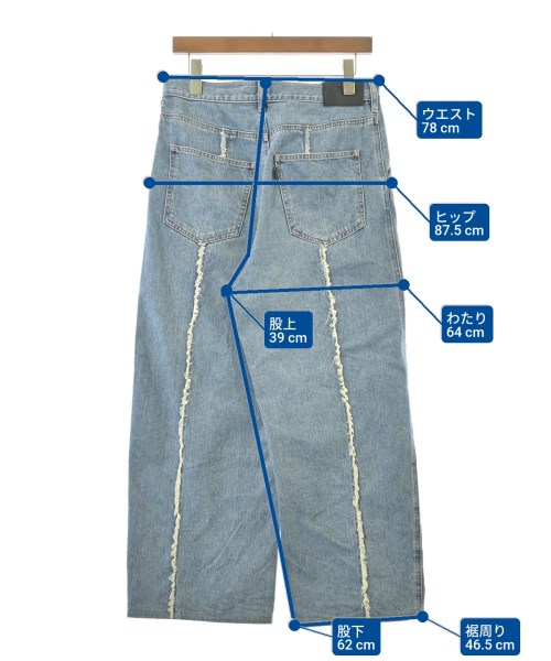 JIEDA（ジエダ）デニムパンツ 青 サイズ:1(S位) メンズ/2200678901038