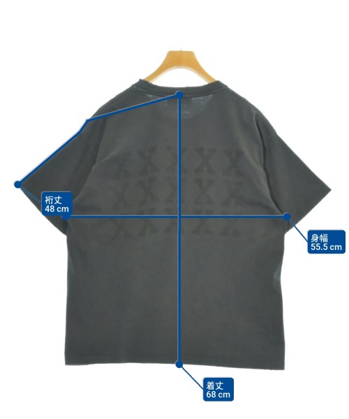 JIEDA（ジエダ）Tシャツ・カットソー グレー サイズ:1(S位) メンズ/2200690866278