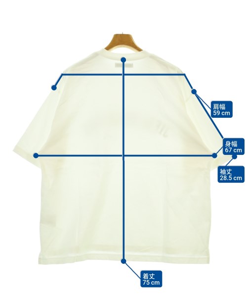 JIEDA（ジエダ）Tシャツ・カットソー 白 サイズ:F メンズ/2200686576082