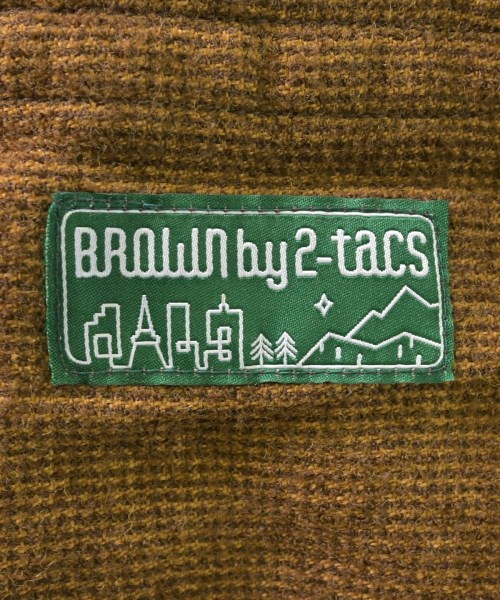 BROWN by 2tacs（ブラウン　バイ　ツータックス）カジュアルシャツ 茶 サイズ:L メンズ/2200606836098