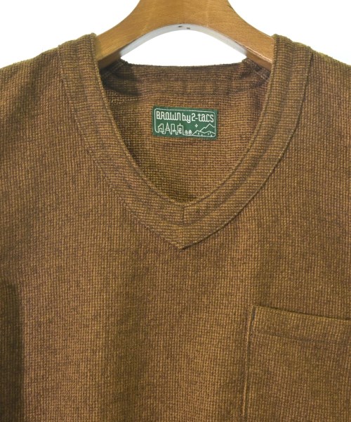 BROWN by 2tacs（ブラウン　バイ　ツータックス）カジュアルシャツ 茶 サイズ:L メンズ/2200606836098