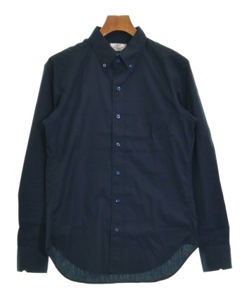 ●477368 RAGS McGREGOR ラグス マックレガー ●オンブレチェックシャツ 211177101 サイズS メンズ 日本製 ブルー