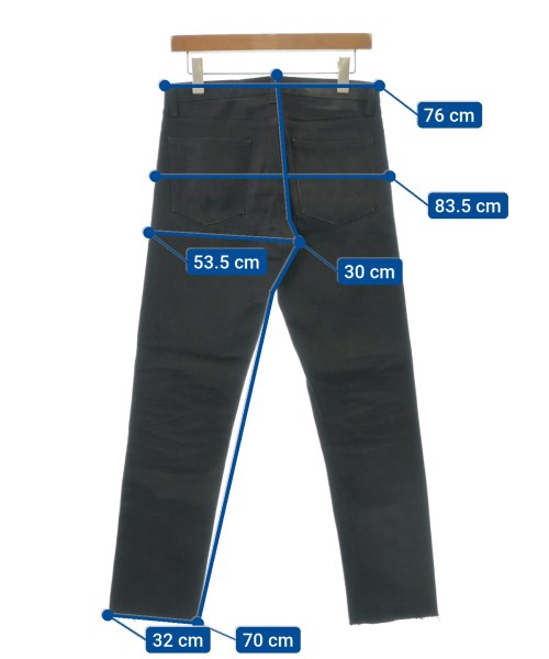 RAGS McGREGOR（ラグスマックレガー）デニムパンツ 黒 サイズ:28(S位) メンズ/2200473584061