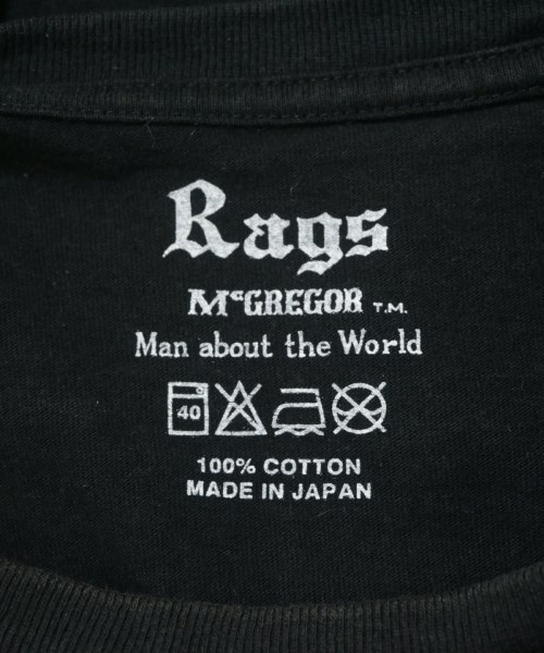 RAGS McGREGOR（ラグスマックレガー）Tシャツ・カットソー 黒 サイズ:M メンズ/2200698762039