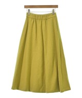 MICA&DEAL（マイカアンドディール）ロング・マキシ丈スカート 黄 サイズ:36(S位) レディース/2200625349029