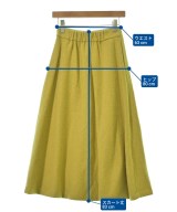 MICA&DEAL（マイカアンドディール）ロング・マキシ丈スカート 黄 サイズ:36(S位) レディース/2200625349029