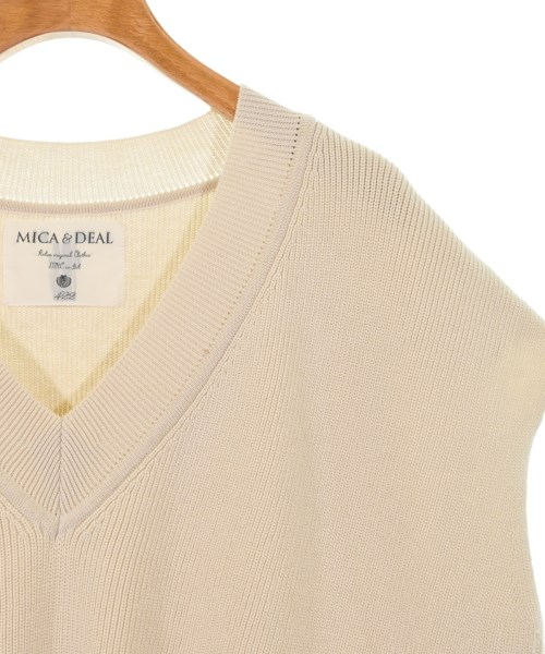 MICA&DEAL（マイカアンドディール）ベスト/ノースリーブ 白 サイズ:F レディース/2200615352916