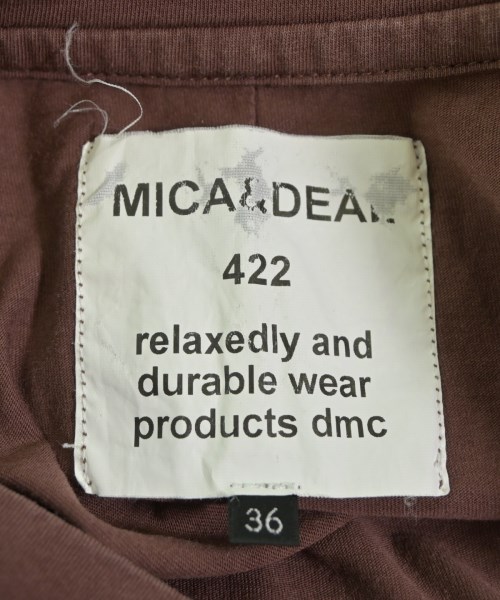 MICA&DEAL（マイカアンドディール）Tシャツ・カットソー 茶 サイズ:36(S位) レディース/2200611153043