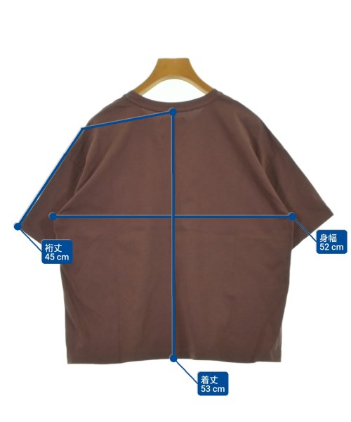 MICA&DEAL（マイカアンドディール）Tシャツ・カットソー 茶 サイズ:36(S位) レディース/2200611153043
