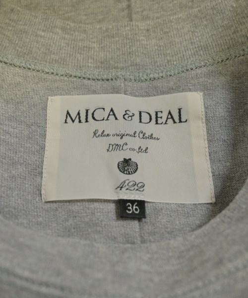 MICA&DEAL（マイカアンドディール）Tシャツ・カットソー グレー サイズ:36(S位) レディース/2200609934166