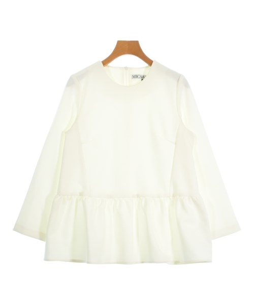 MICA&DEAL(マイカアンドディール)ブラウス 白 サイズ:36(S位)/2200678592014