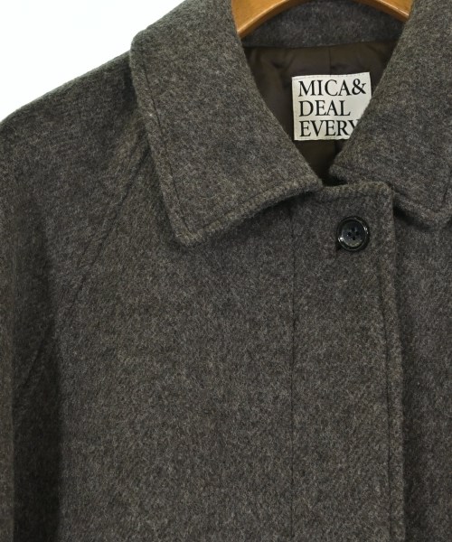 MICA&DEAL（マイカアンドディール）ステンカラーコート 茶 サイズ:F レディース/2200654251027