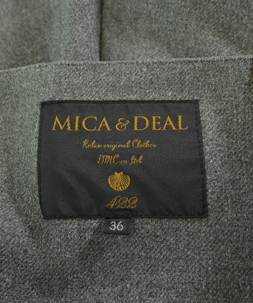 MICA&DEAL（マイカアンドディール）オールインワン/サロペット グレー サイズ:36(S位) レディース/2200627587030