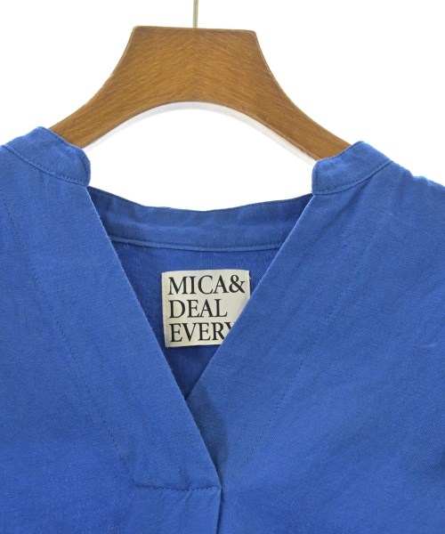 MICA&DEAL（マイカアンドディール）ブラウス 青 サイズ:F レディース/2200634666148