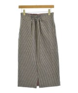 MICA&DEAL（マイカアンドディール）ロング・マキシ丈スカート 茶 サイズ:36(S位) レディース/2200641651021