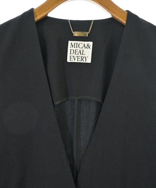 MICA&DEAL（マイカアンドディール）ベスト 黒 サイズ:F レディース/2200640532048
