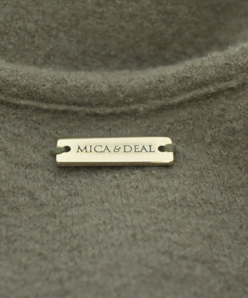 MICA&DEAL（マイカアンドディール）ノーカラージャケット 茶 サイズ:F レディース/2200702838019