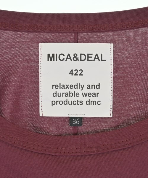 MICA&DEAL（マイカアンドディール）Tシャツ・カットソー 赤 サイズ:36(S位) レディース/2200705461580