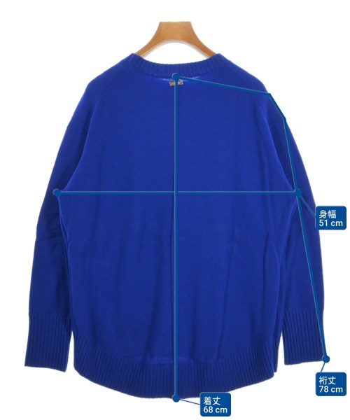 MICA&DEAL（マイカアンドディール）ニット・セーター 青 サイズ:F レディース/2200666572073