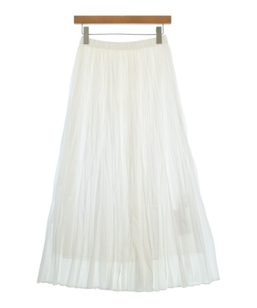 MICA&DEAL(マイカアンドディール)ロング・マキシ丈スカート 白 サイズ:F/2200668974134