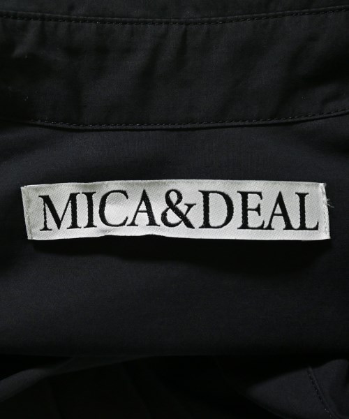 MICA&DEAL（マイカアンドディール）シャツワンピース 黒 サイズ:F レディース/2200723475026