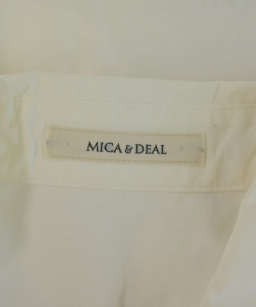 MICA&DEAL（マイカアンドディール）カジュアルシャツ 白 サイズ:F レディース/2200723475064