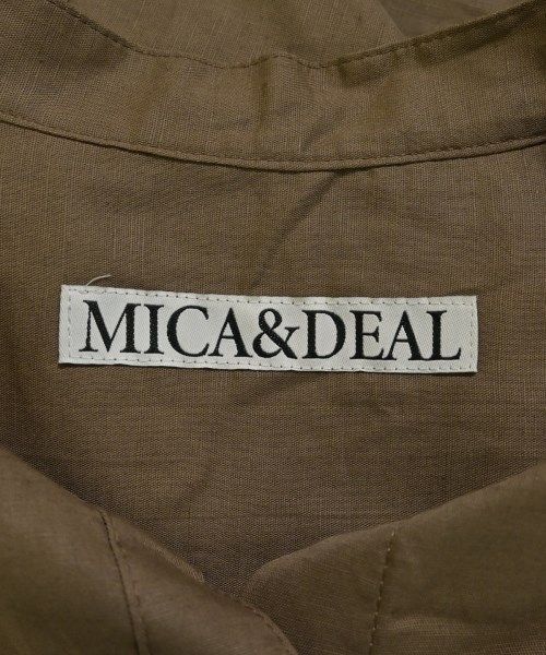 MICA&DEAL（マイカアンドディール）カジュアルシャツ 茶 サイズ:F レディース/2200681587083