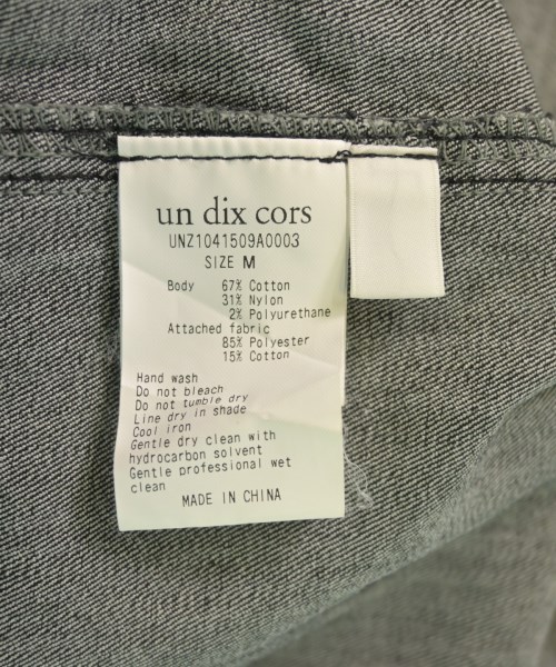 un dix cors（アンディコール）ワンピース 黒 サイズ:M レディース/2200633437060