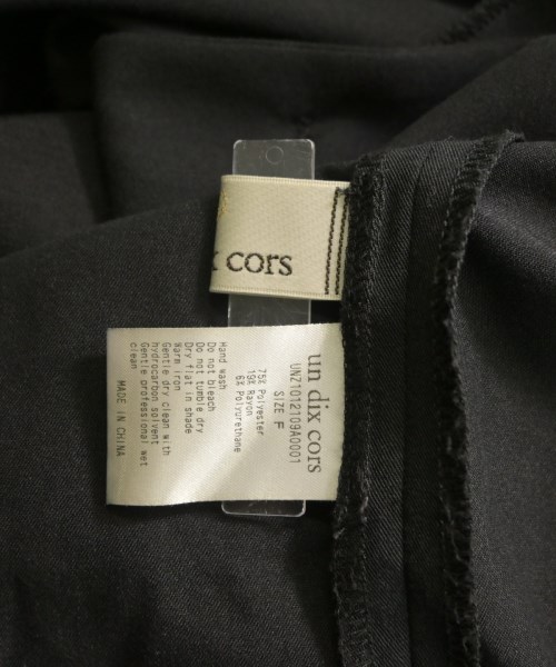 un dix cors（アンディコール）ワンピース 黒 サイズ:F レディース/2200633437084