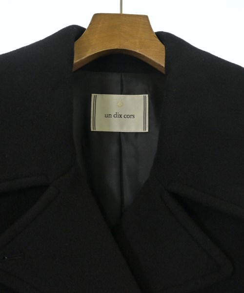 un dix cors（アンディコール）ピーコート 黒 サイズ:F レディース/2200627260056