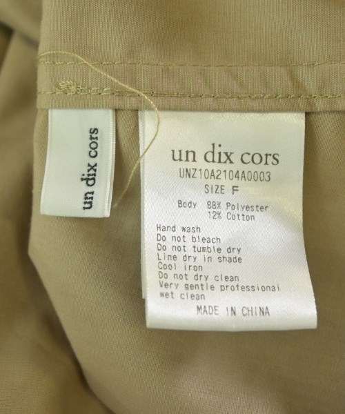 un dix cors（アンディコール）カジュアルシャツ ベージュ サイズ:F レディース/2200607638066