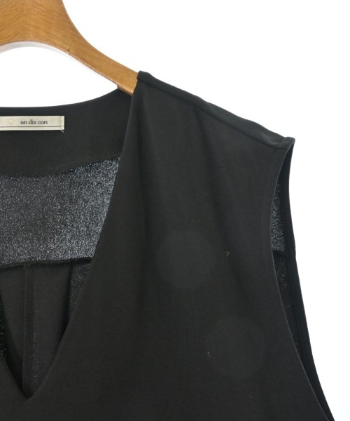 un dix cors（アンディコール）ベスト 黒 サイズ:F レディース/2200670600052