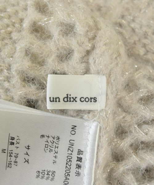 un dix cors（アンディコール）ニット・セーター ベージュ サイズ:M レディース/2200674769144