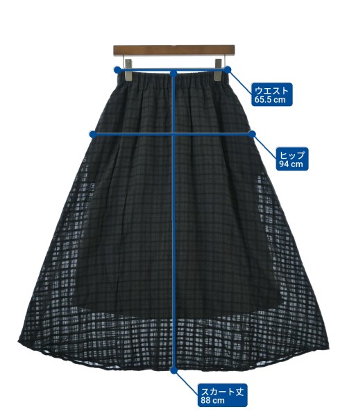 un dix cors（アンディコール）ロング・マキシ丈スカート グレー サイズ:F レディース/2200672206160