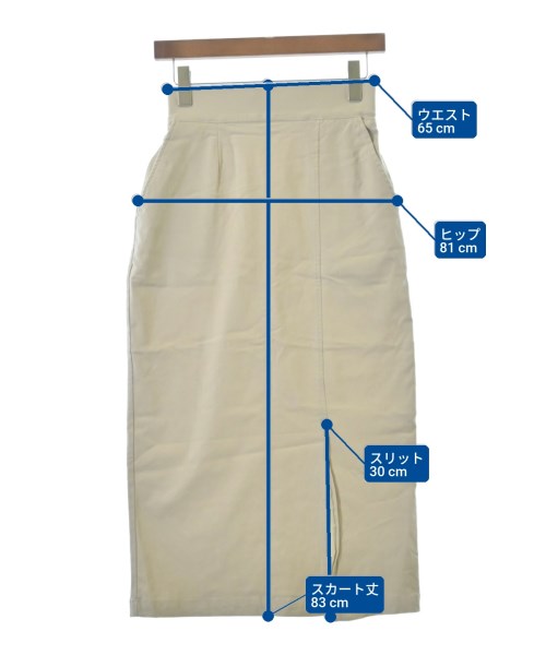 un dix cors（アンディコール）ロング・マキシ丈スカート ベージュ サイズ:F レディース/2200660375106