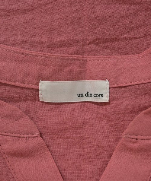 un dix cors（アンディコール）ブラウス ピンク サイズ:F レディース/2200651858120