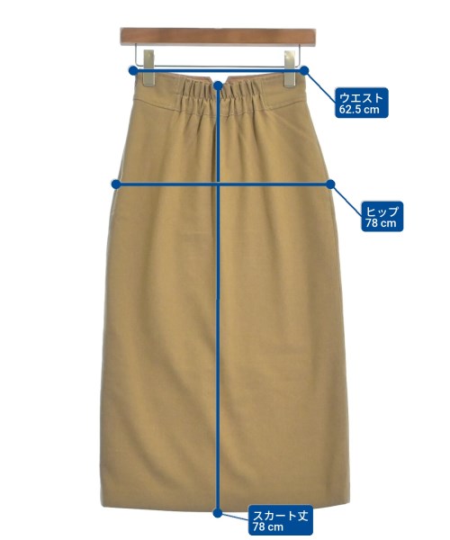 un dix cors（アンディコール）ロング・マキシ丈スカート ベージュ サイズ:F レディース/2200643212060