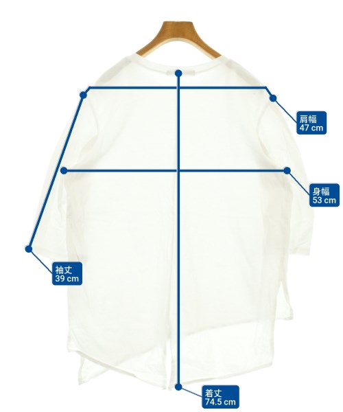 un dix cors（アンディコール）Tシャツ・カットソー 白 サイズ:F レディース/2200642583024