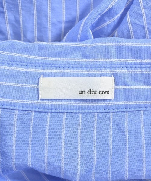 un dix cors（アンディコール）ブラウス 青 サイズ:F レディース/2200658372292