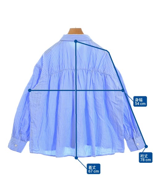 un dix cors（アンディコール）ブラウス 青 サイズ:F レディース/2200658372292