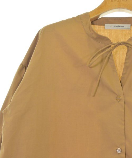 un dix cors（アンディコール）ブラウス 茶 サイズ:F レディース/2200668649018