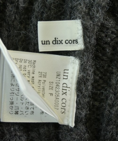 un dix cors（アンディコール）カーディガン グレー サイズ:F レディース/2200667201019