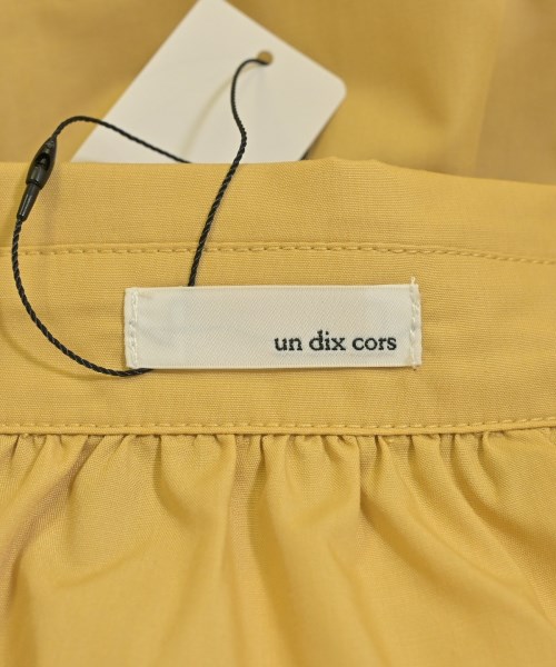 un dix cors（アンディコール）シャツワンピース 黄 サイズ:F レディース/2200718663148