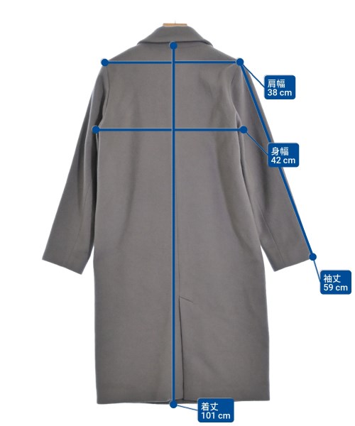 La TOTALITE（ラトータリテ）チェスターコート 茶 サイズ:38(M位) レディース/2200635930019