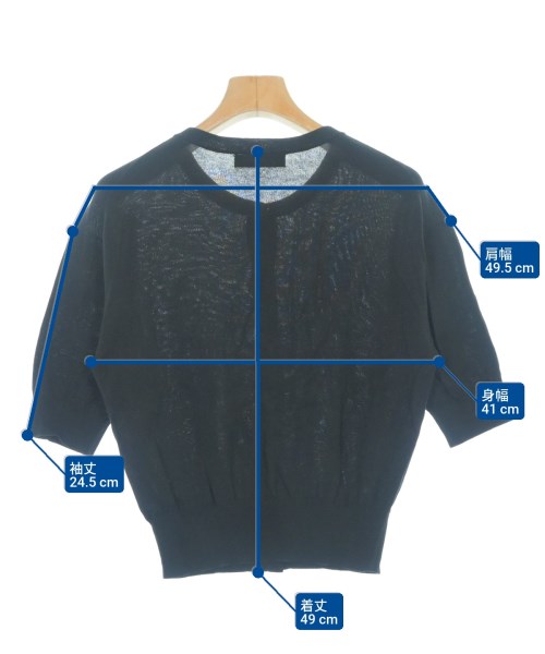 La TOTALITE（ラトータリテ）カーディガン 黒 サイズ:F レディース/2200622535043