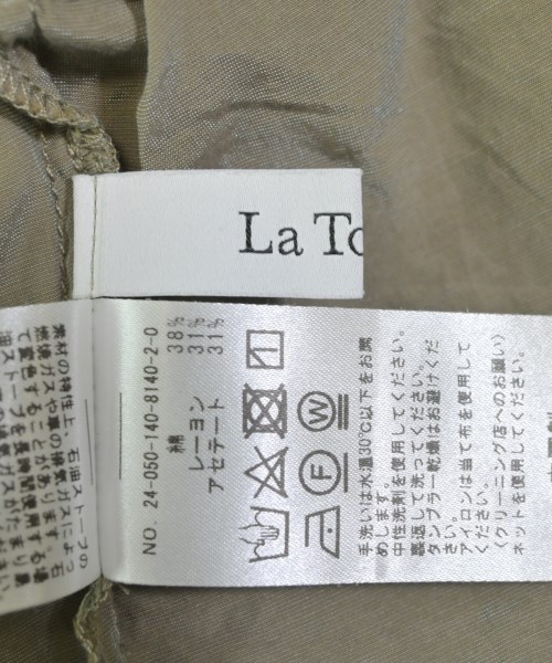 La TOTALITE（ラトータリテ）ブラウス カーキ サイズ:F レディース/2200635603050