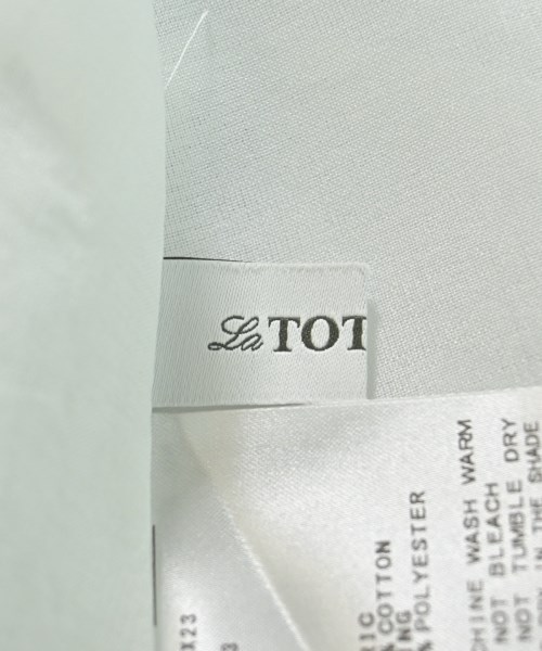 La TOTALITE（ラトータリテ）ロング・マキシ丈スカート 白 サイズ:36(S位) レディース/2200635624017