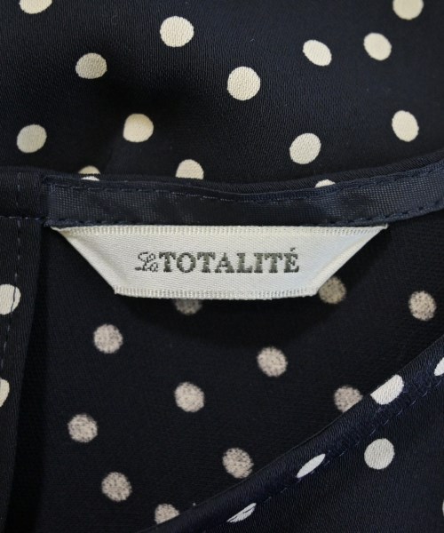 La TOTALITE（ラトータリテ）ブラウス 紺 サイズ:36(S位) レディース/2200625139101